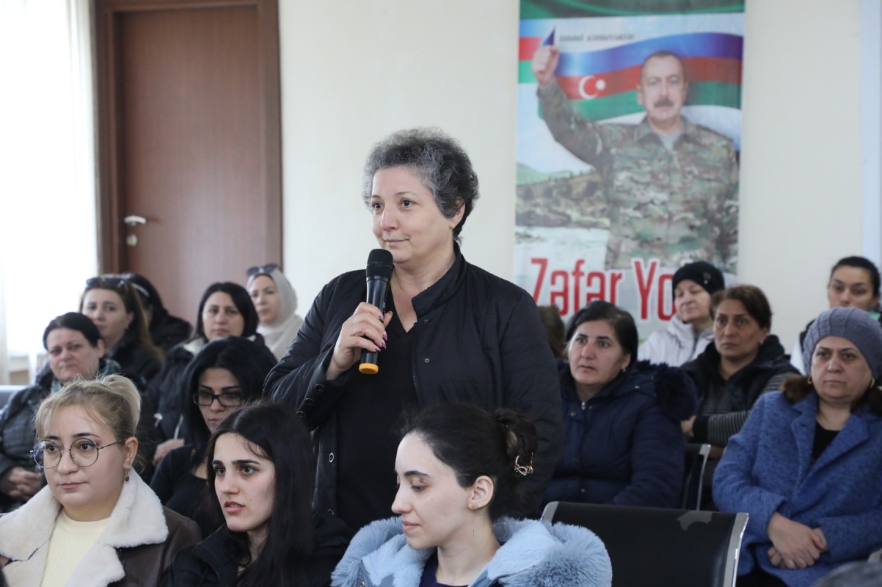 Suraxanıda növbəti səyyar görüşlər keçirilib - FOTOLAR